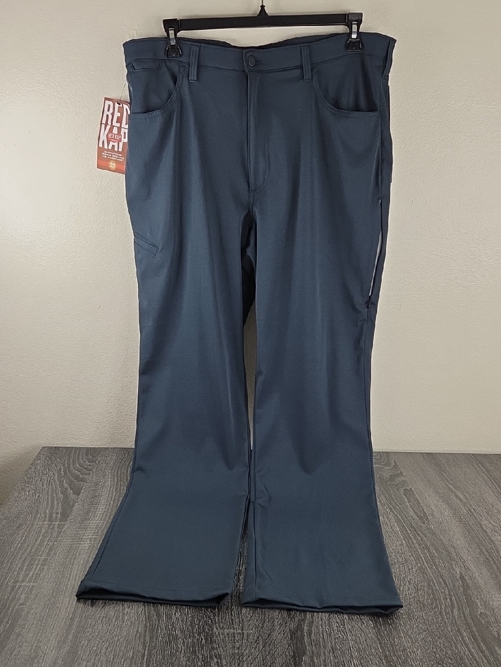 Red KAP MENS 38X34 Dark Navy Straight-Leg  WORK Pants LIGHT WEIGHT
